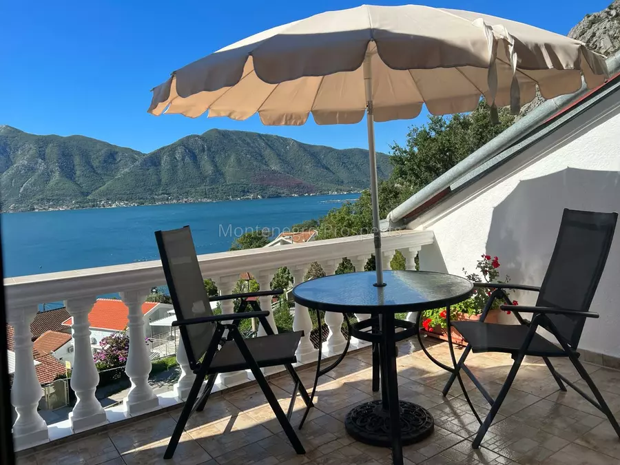 Two bedroom apartment with undisturbed sea views in orahovac kotor bay 13833 2