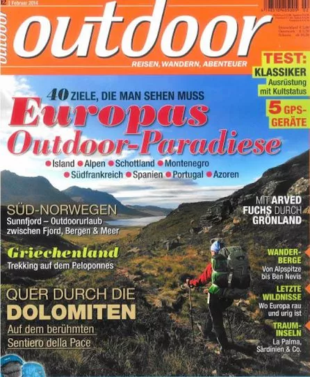 Немецкий журнал “Outdoor“: Черногория рай для активного туризма